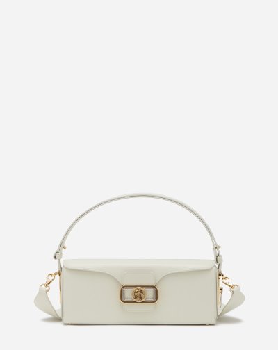 Lanvin Bőr Pencil Bag Mm Női Táska Krém | HU35411