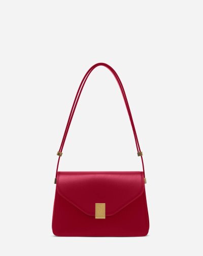 Lanvin Concerto Pm Bőr Bag Női Táska Bordó | HU06040
