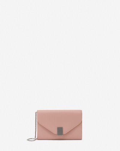 Lanvin Concerto Wallet On Chain Bőr Bag Női Táska Rózsaszín | HU68623