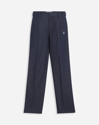 Lanvin Egyenes Pants Férfi Nadrág Kék | HU76676