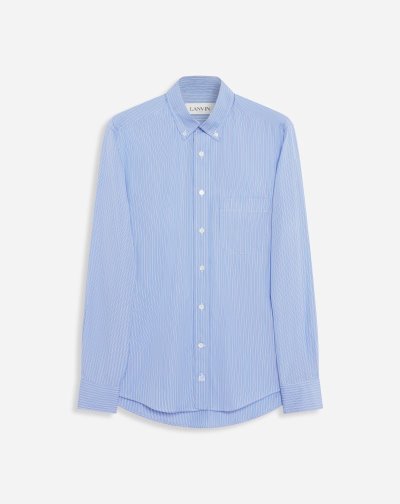 Lanvin Fitted Shirts Férfi Ingek Világos Kék | HU61331