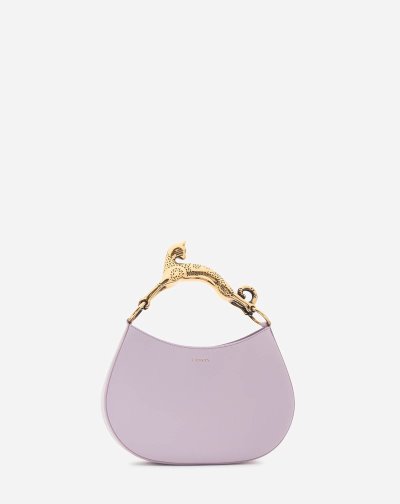 Lanvin Hobo Cat Bag Sm In Lamb Bőr Női Hobó Táska Világos Lila | HU02343