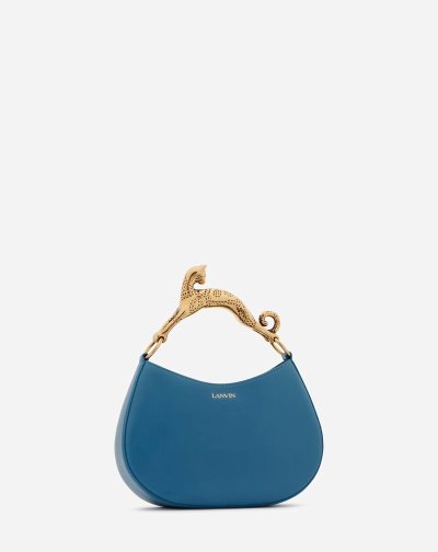 Lanvin Hobo Cat Bag Sm In Lamb Bőr Női Hobó Táska Világos Kék | HU42866