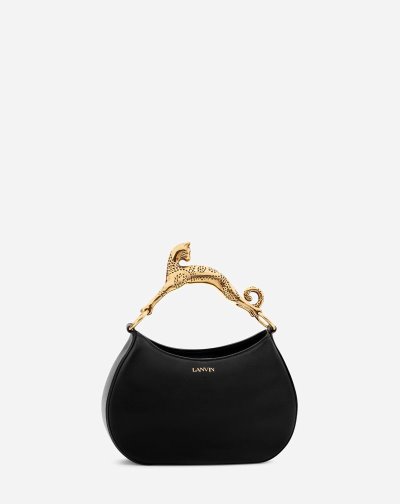Lanvin Hobo Cat Bag Sm In Lamb Bőr Női Hobó Táska Fekete | HU79335