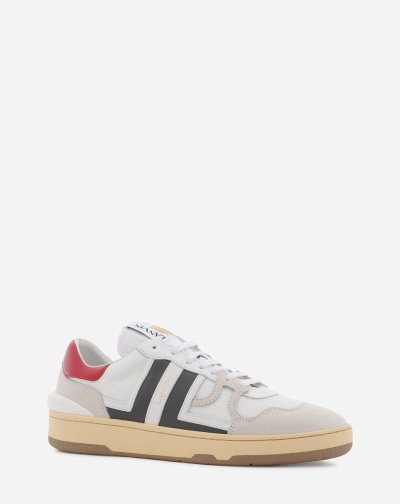 Lanvin Mesh Clay Sneakers Férfi Tornacipő Fehér Szürke | HU30050