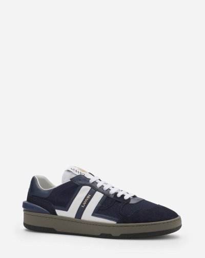 Lanvin Mesh Clay Sneakers Férfi Tornacipő Sötétkék Kék Fehér | HU36761