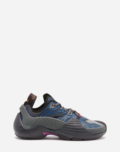 Lanvin Mesh Flash-x Sneakers Férfi Tornacipő Sötétkék | HU67870