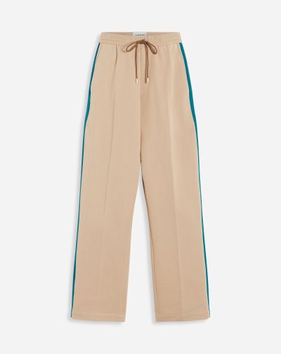 Lanvin Pálya Pants With Side Strips Férfi Nadrág Bézs | HU59570