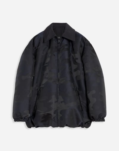 Lanvin Reversible Jacket Férfi Kabát Sötétkék Kék Barna | HU71542