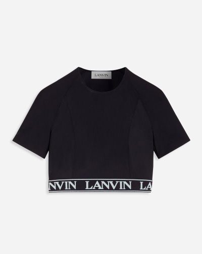 Lanvin Rövid Top Női Felsők Fekete | HU44946