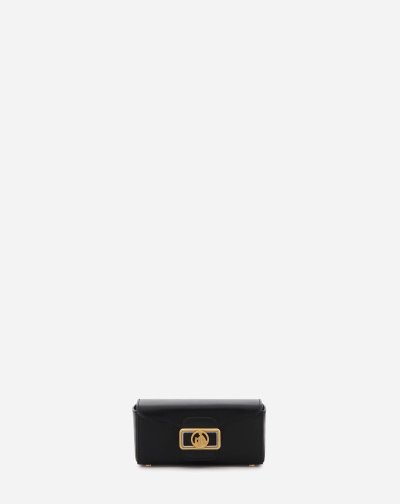 Lanvin Shiny Bőr Micro Pencil Bag Női Táska Fekete | HU76820