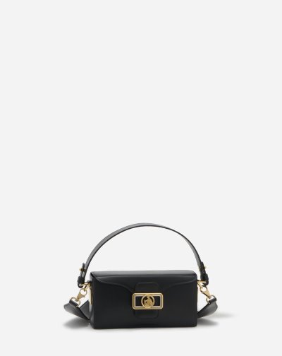 Lanvin Shiny Bőr Nano Pencil Bag Női Táska Fekete | HU36495