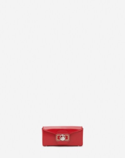 Lanvin Smooth Bőr Pico Pencil Bag Női Táska Piros | HU01251