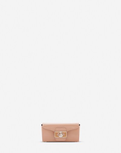 Lanvin Smooth Bőr Pico Pencil Bag Női Táska Rózsaszín | HU24033