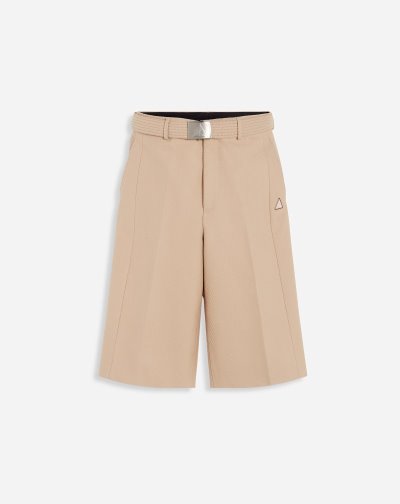Lanvin Structured Bermudas Férfi Bermuda Fekete | HU30169