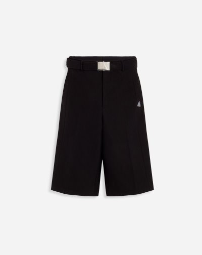 Lanvin Structured Bermudas Férfi Bermuda Fekete | HU48062
