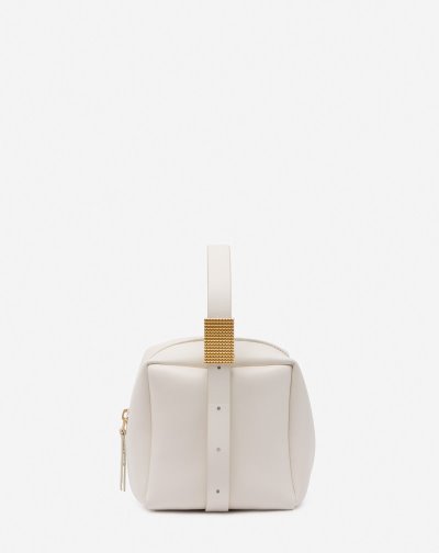 Lanvin Tempo By Lanvin Bőr Bag Női Táska Fehér | HU73225